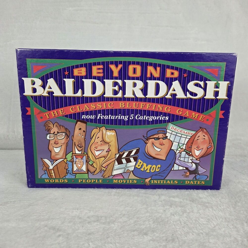 Vintage 1997 Beyond Balderdash Game Parker Brothers Complete W/ Inst. READ